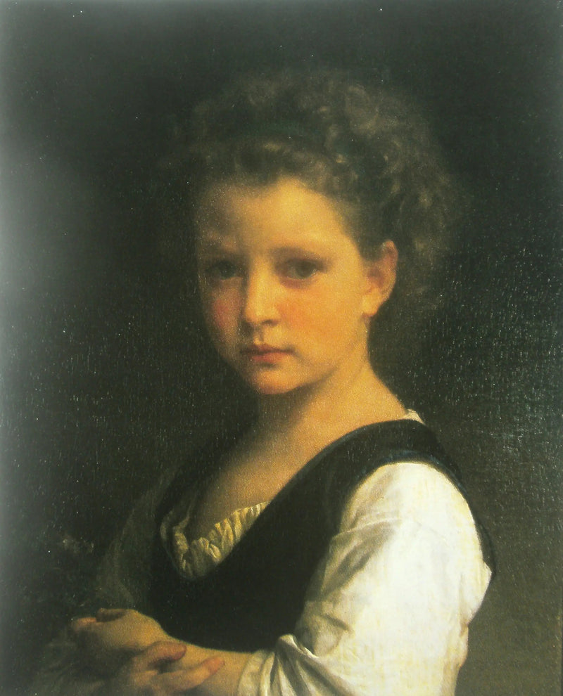 Fille aux violettes - Bouguereau