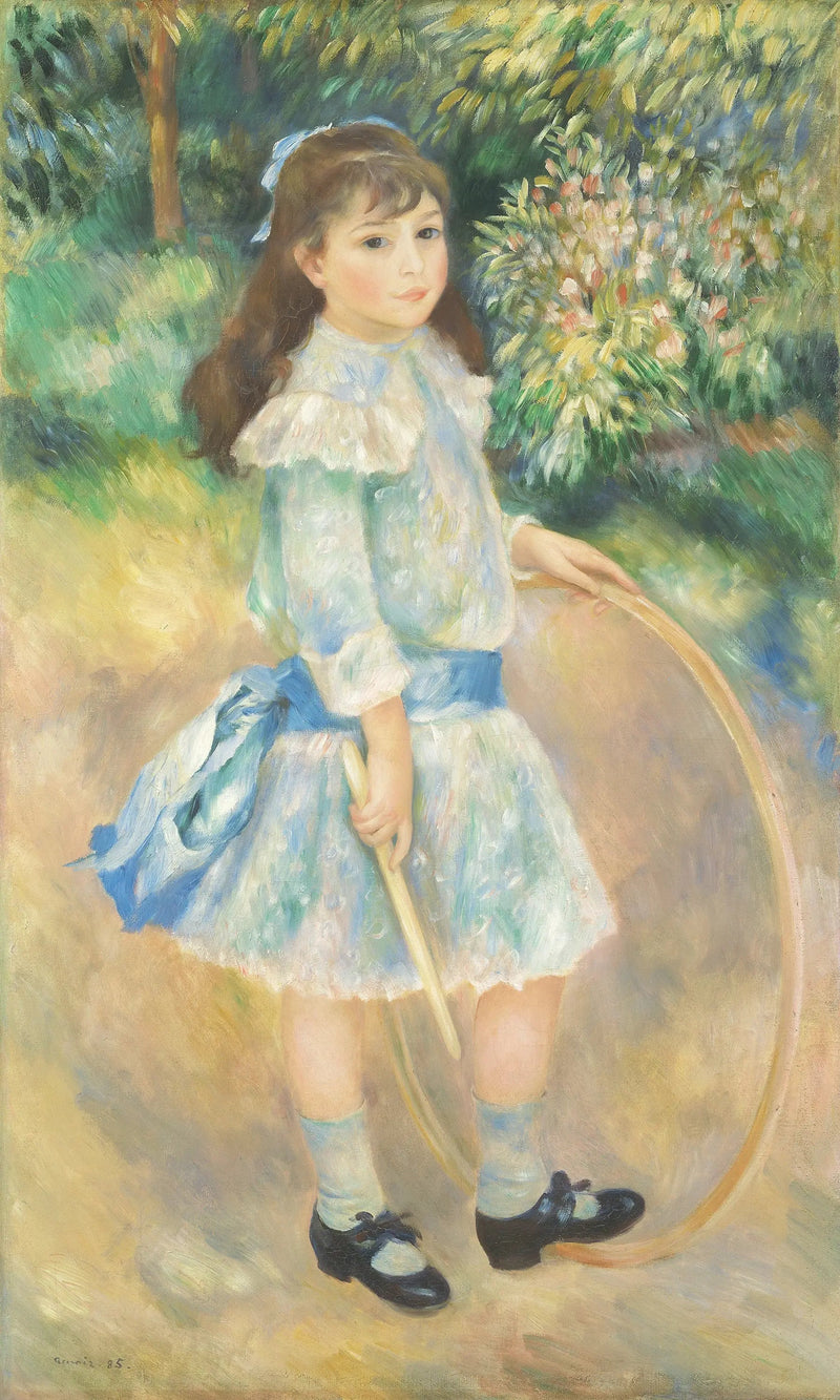 Fille avec un cerceau - Pierre-Auguste Renoir