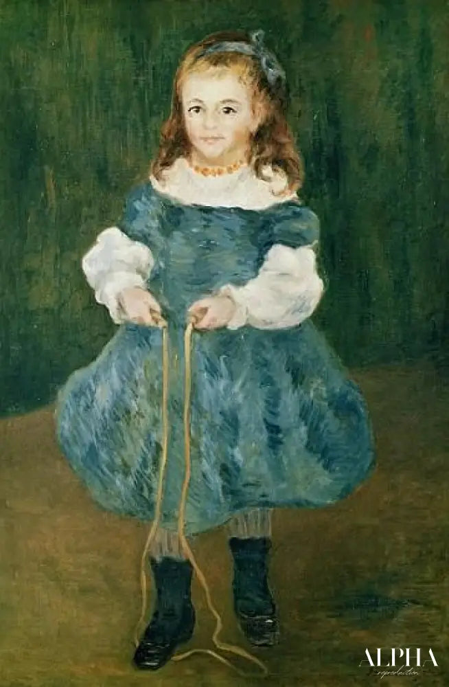 Fille avec une corde à sauter - Pierre-Auguste Renoir - Reproductions de tableaux et peintures haut de gamme