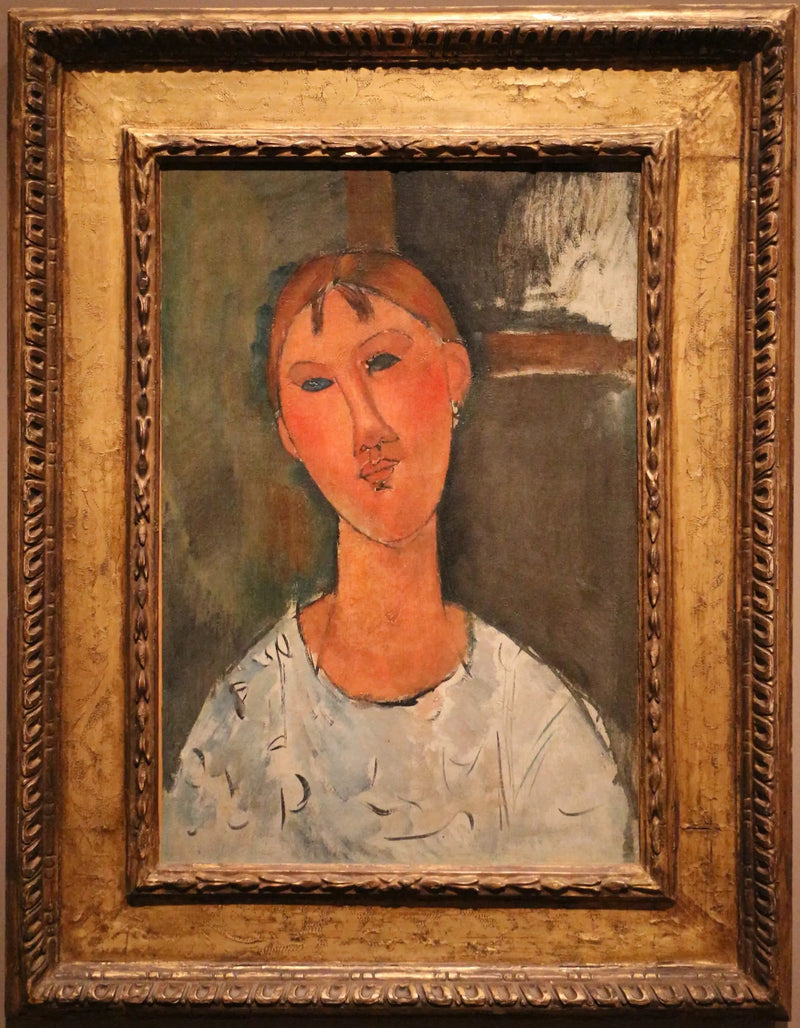 Fille en chemisier blanc - Amedeo Modigliani