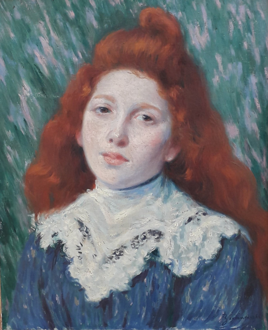fille en col blanc - Federico Zandomeneghi