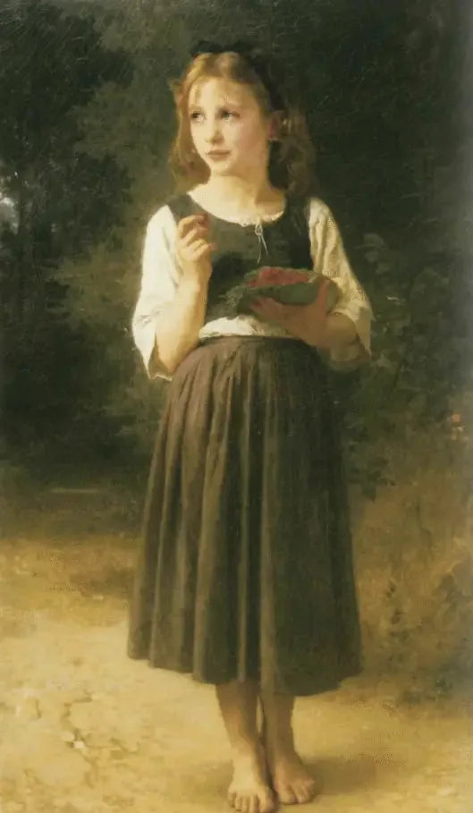 Fille framboise - Bouguereau
