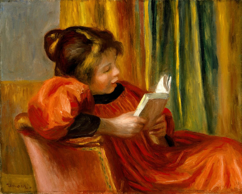 Fille lisant - Pierre-Auguste Renoir