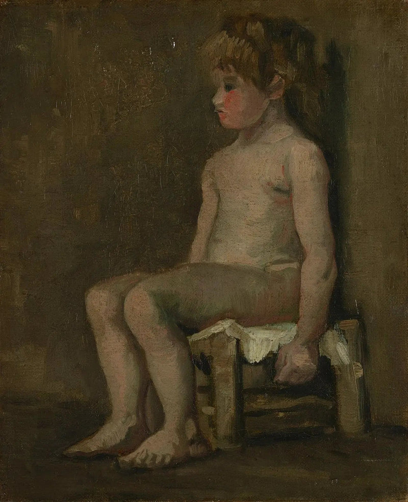 Fille nue, assise - Vincent van Gogh