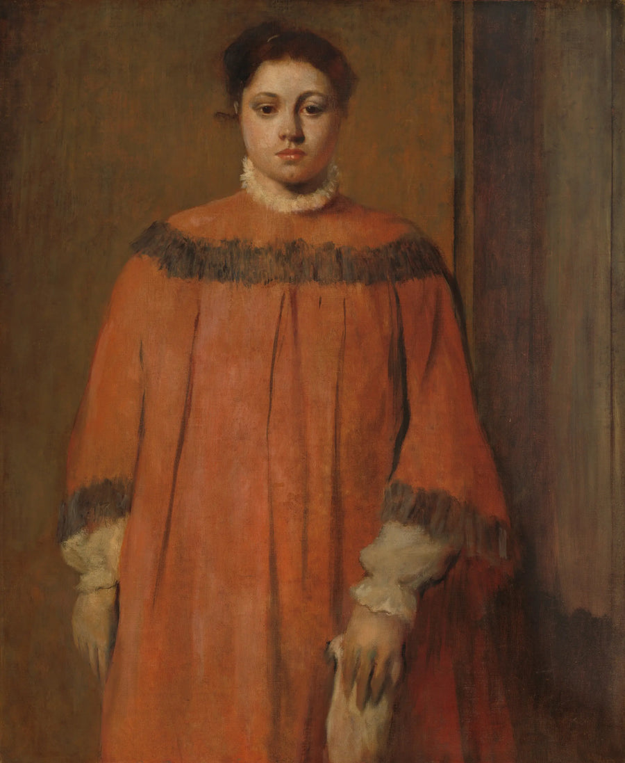 Fille en rouge, vers 1866 – Edgar Degas