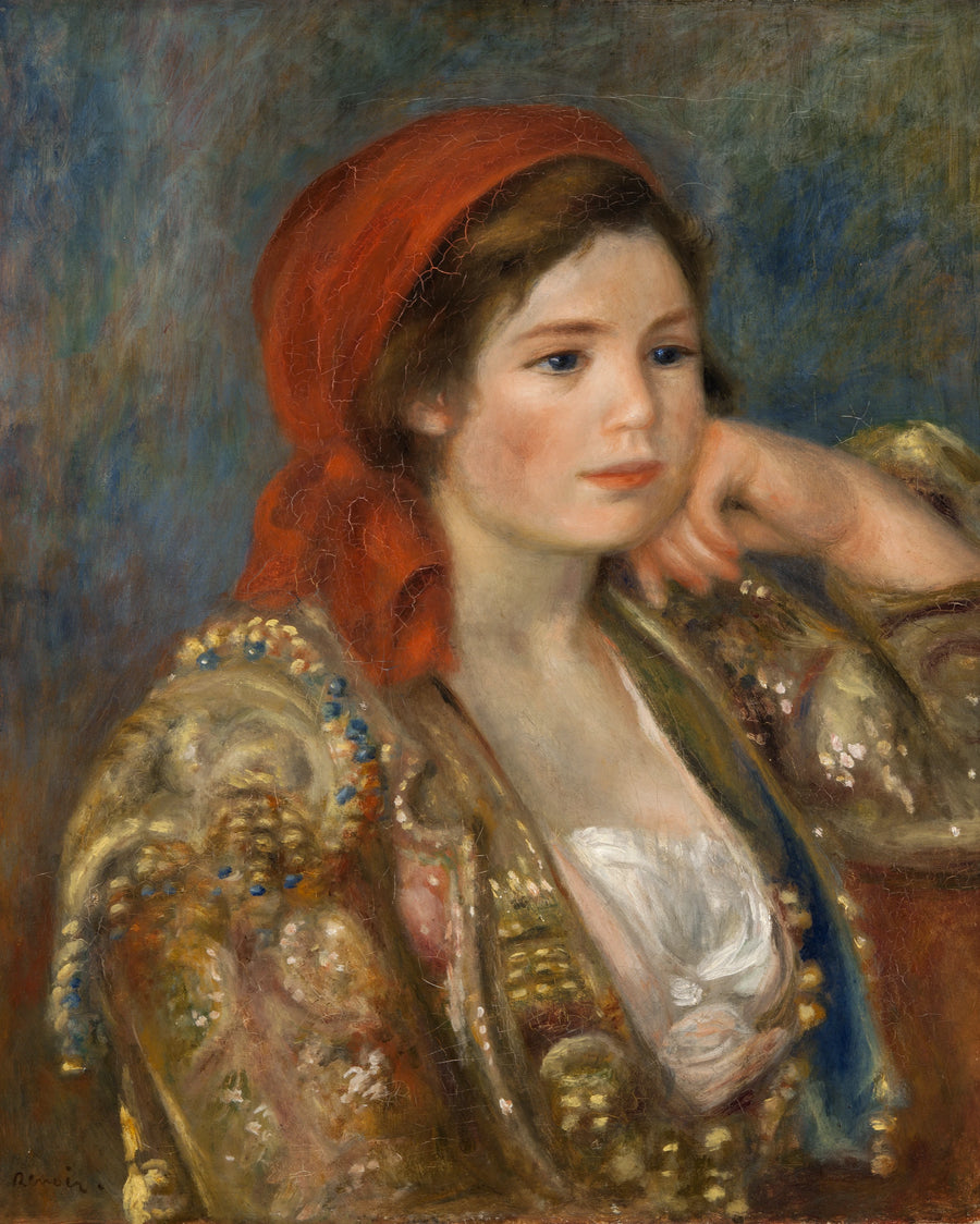Fille en veste espagnole, vers 1900 – Renoir