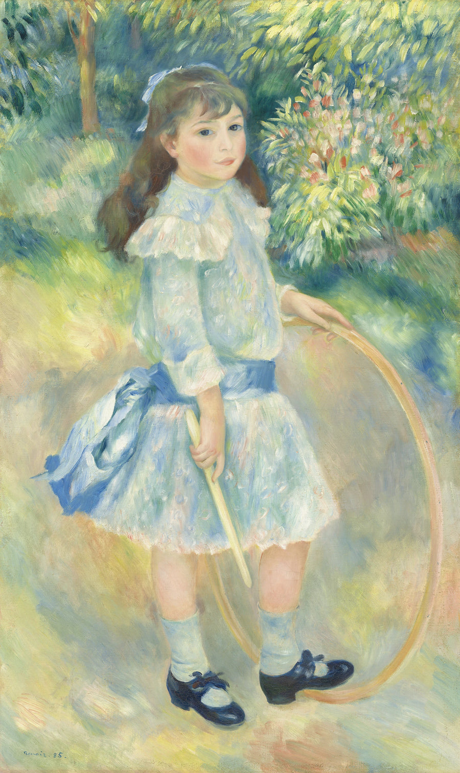 Fillette au cerceau (Marie Goujon), 1885 – Pierre-Auguste Renoir