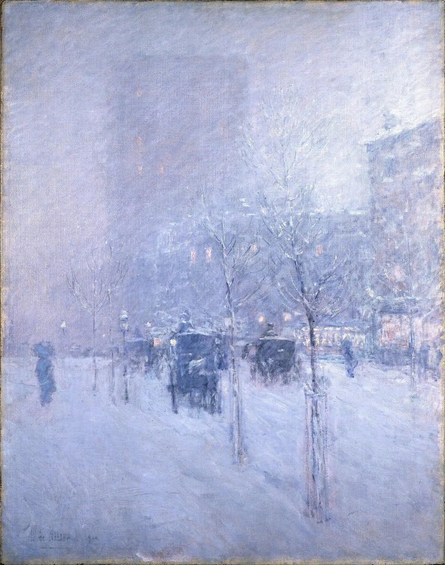 Fin d'après-midi, New York, hiver - Childe Hassam