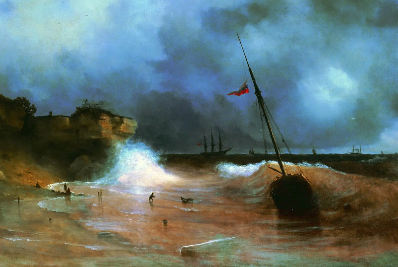 Fin de la tempête - Ivan Aïvazovski