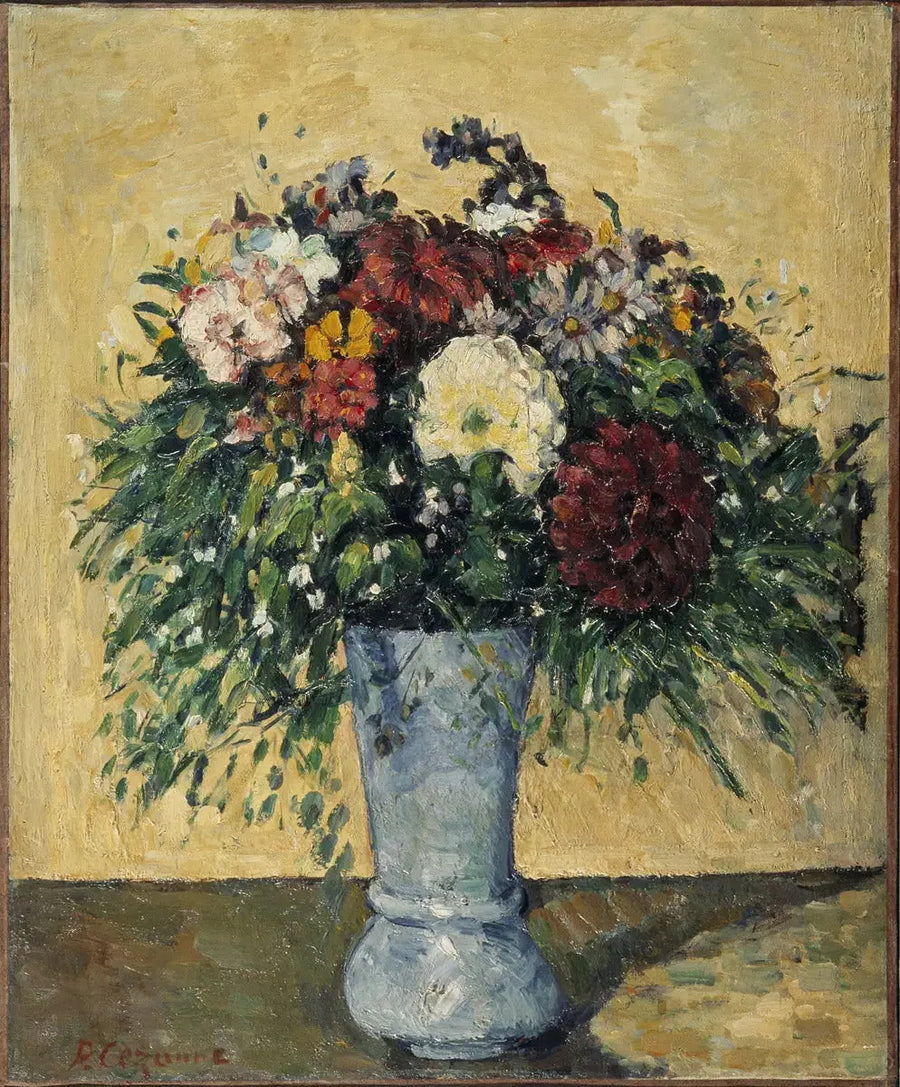 Fleurs dans un vase - Paul Cézanne