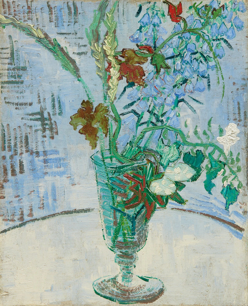 Fleurs dans un verre – Vincent van Gogh