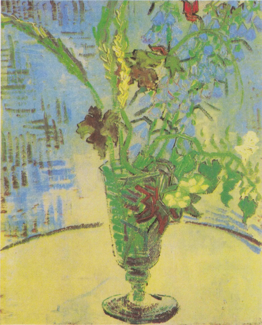 Fleurs dans un verre - Vincent van Gogh