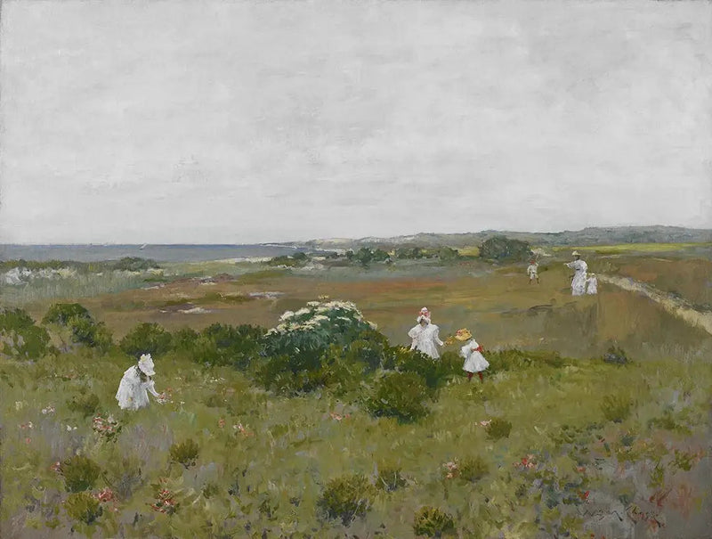 Fleurs de bord de mer - William Merritt Chase