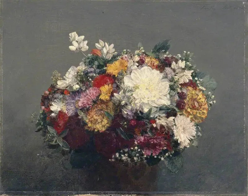 Fleurs - Henri Fantin-Latour image 1 copie de tableau peinte à la main