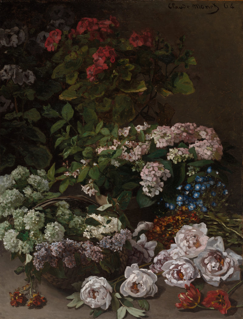 Fleurs de printemps W20 – Claude Monet