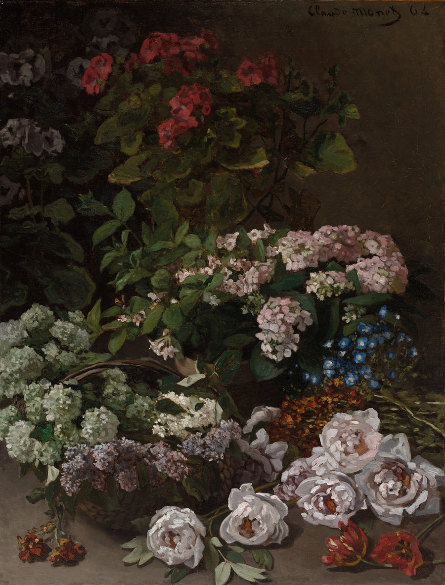 Fleurs de printemps W20 – Claude Monet