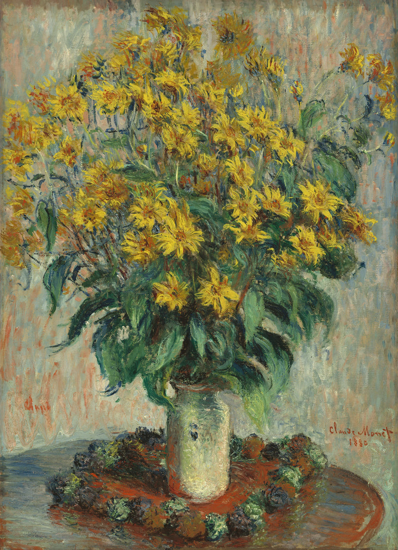 Fleurs de topinambour W629 – Claude Monet
