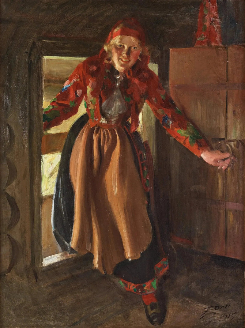 Flodkulla en face - Anders Zorn