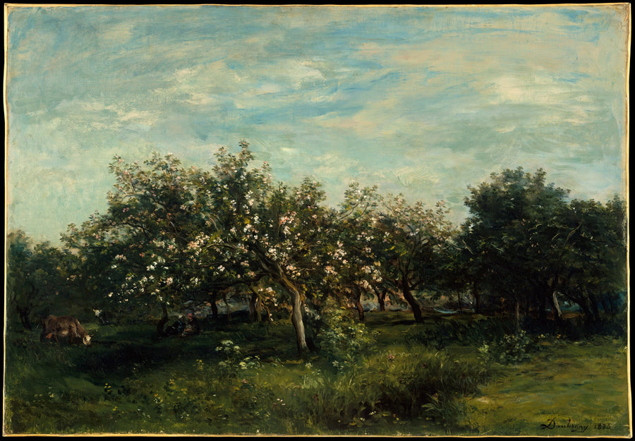 Floraisons de pommier - Charles-François Daubigny