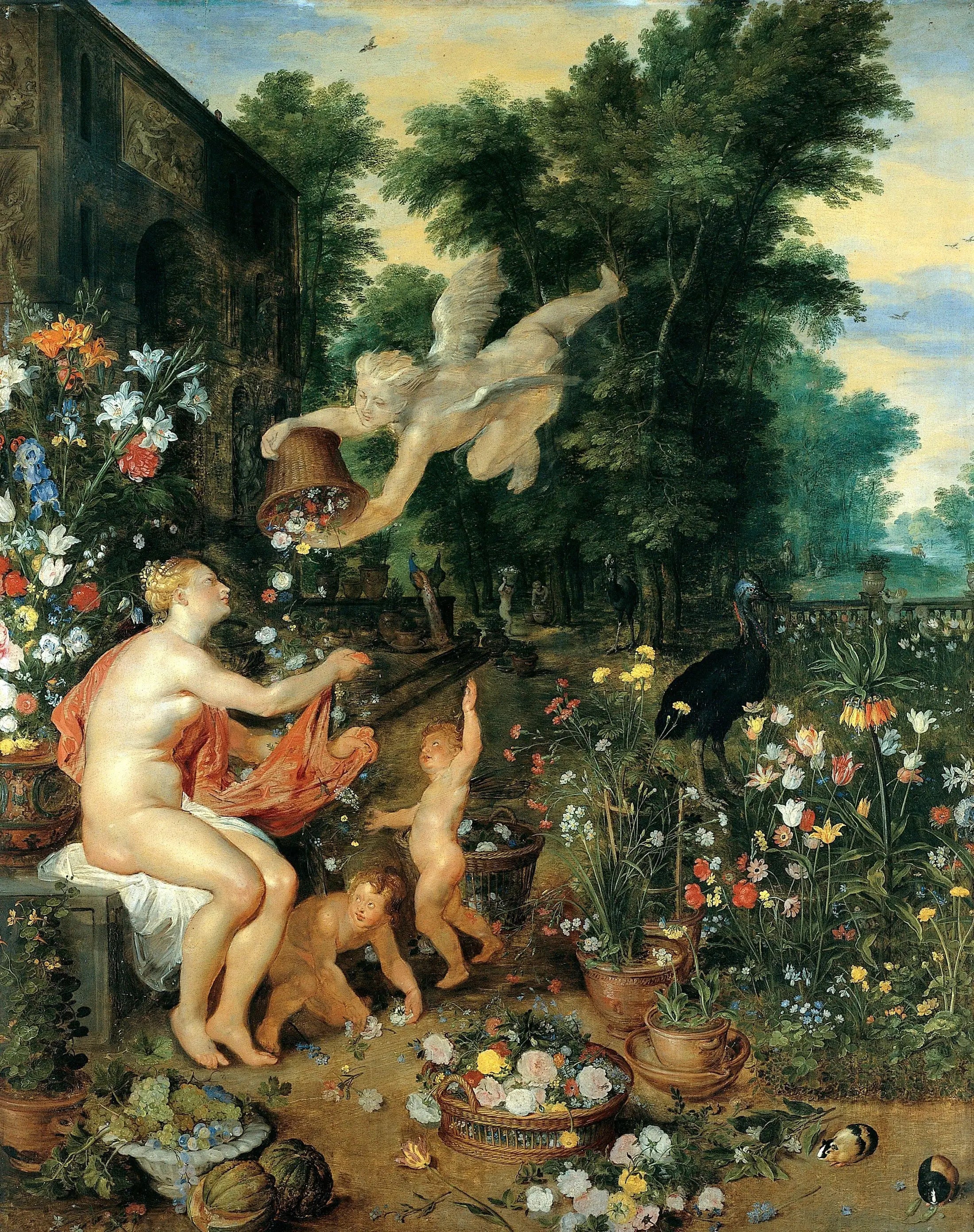 Flore et Zéphyr - Peter Paul Rubens image 1 reproduction d’œuvre d’art à l’huile