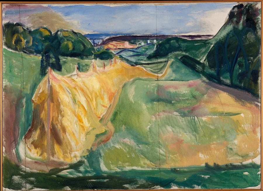 Foin séchant - Edvard Munch