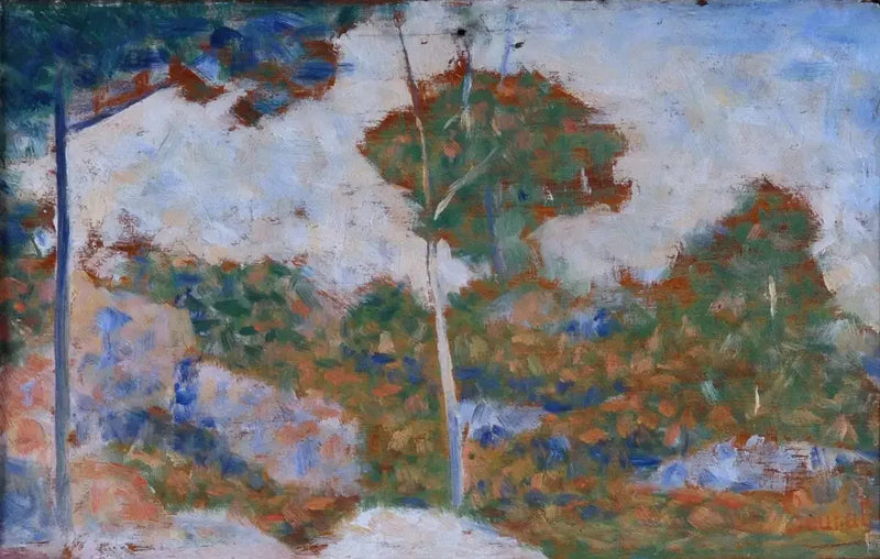 Forêt de Barbizon en automne - Georges Seurat