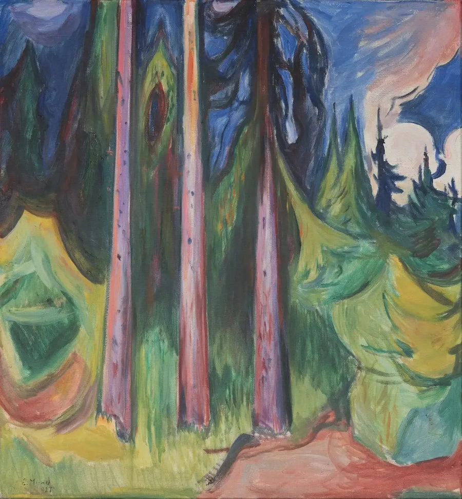 Forêt - Edvard Munch