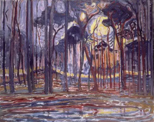 Forêt en Oele - Piet Mondrian