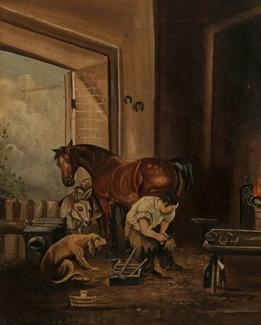 Forgeron et forge - Edwin Henry Landseer