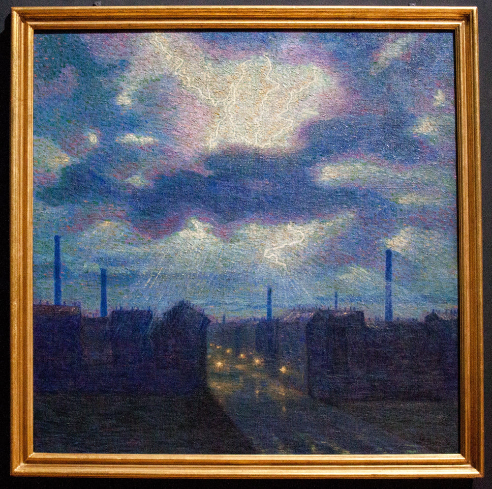 Foudre - Luigi Russolo image 1 reproduction de peinture à l’huile