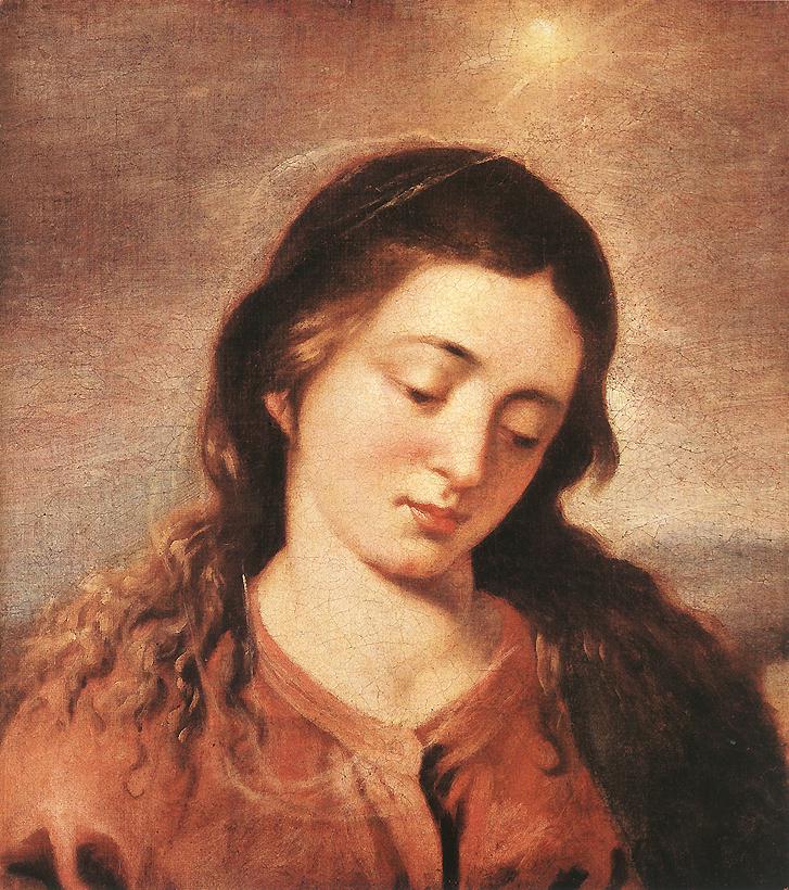 Fragment avec la tête de la Vierge - Alonso Cano - Alpha Reproduction