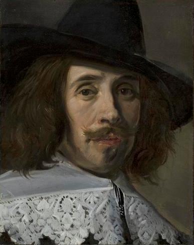 Fragment de portrait d'un homme - Frans Hals