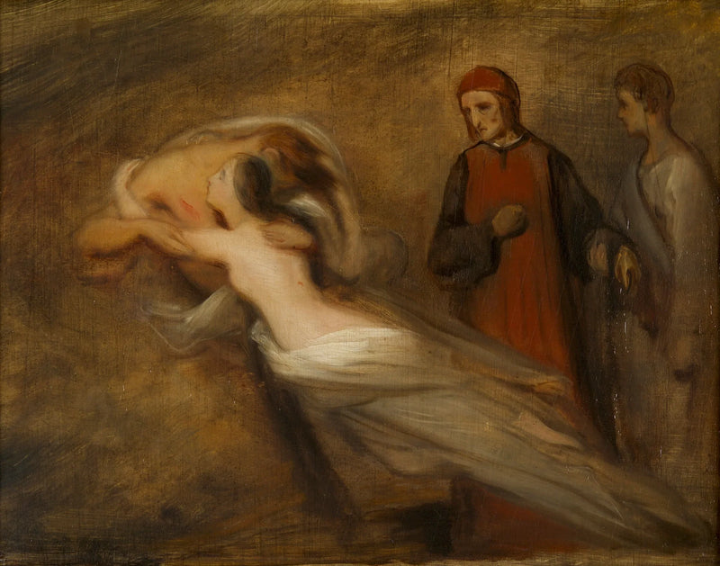 Francesca da Rimini en Paolo - Ary Scheffer