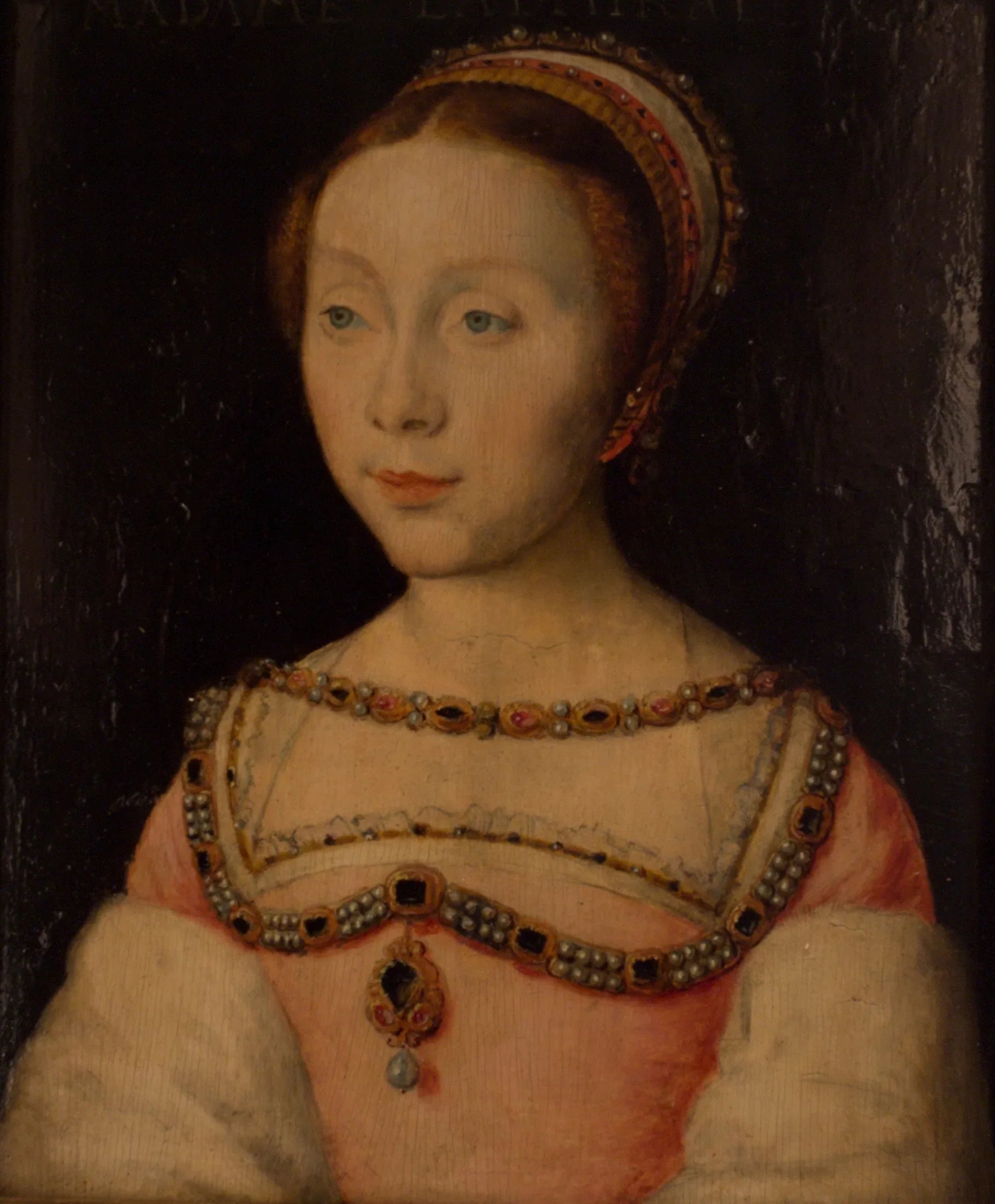 Françoise de Longwy, femme de Philippe Chabot - Corneille de Lyon image 1 reproduction artisanale de tableau