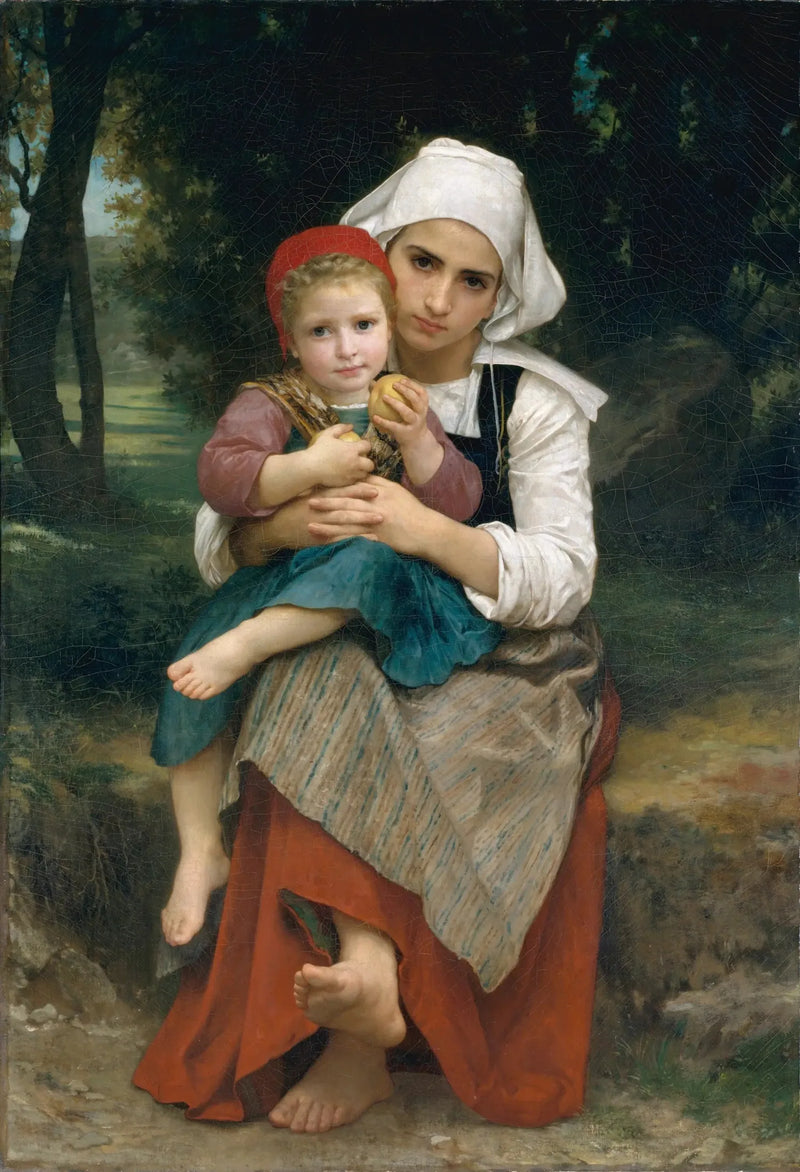 Frère et sœur bretons - Bouguereau
