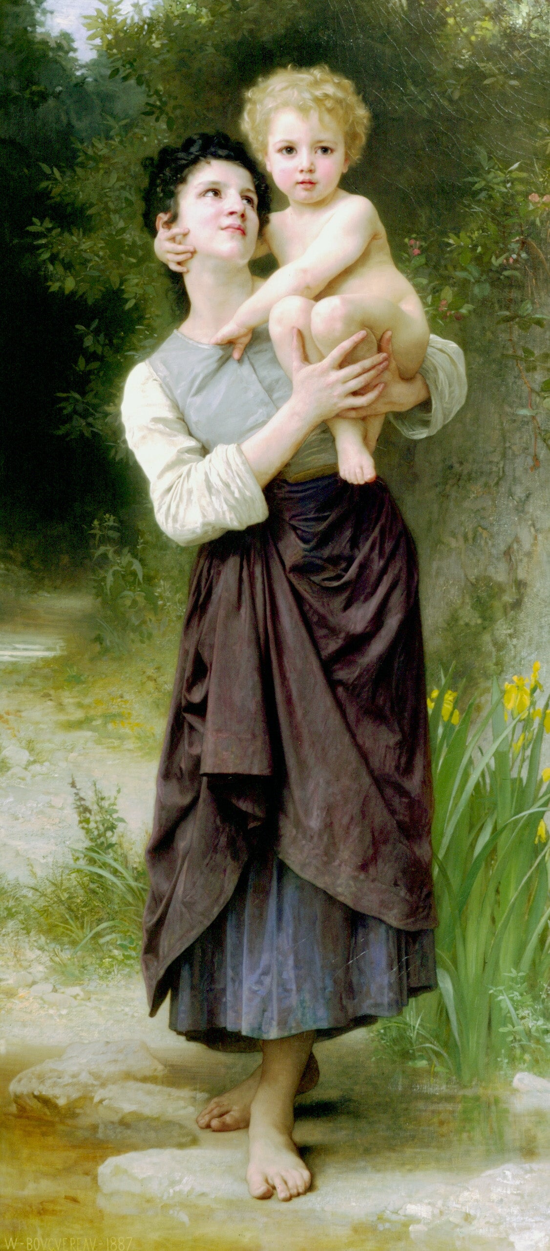 Frère et sœur (1887) - Bouguereau