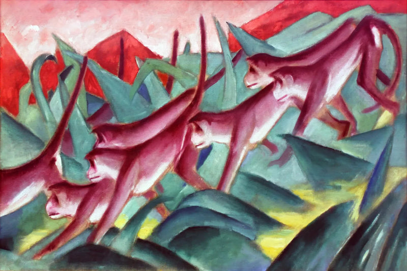 Frise des singes - Franz Marc
