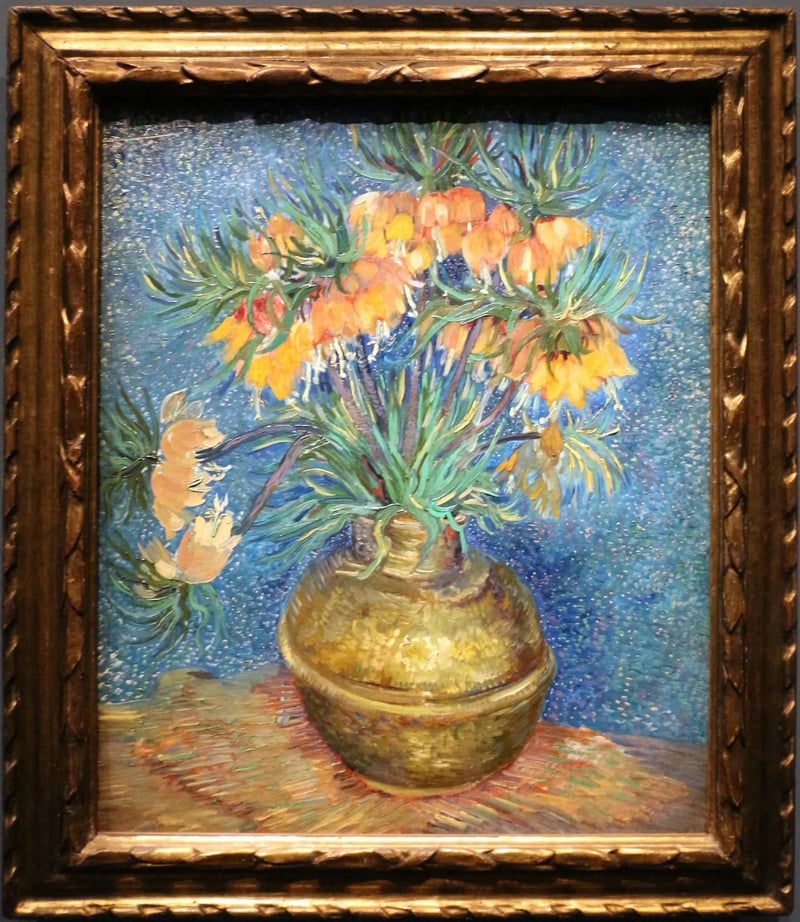 Fritillaires couronne impériale dans un vase de cuivre - Vincent van Gogh