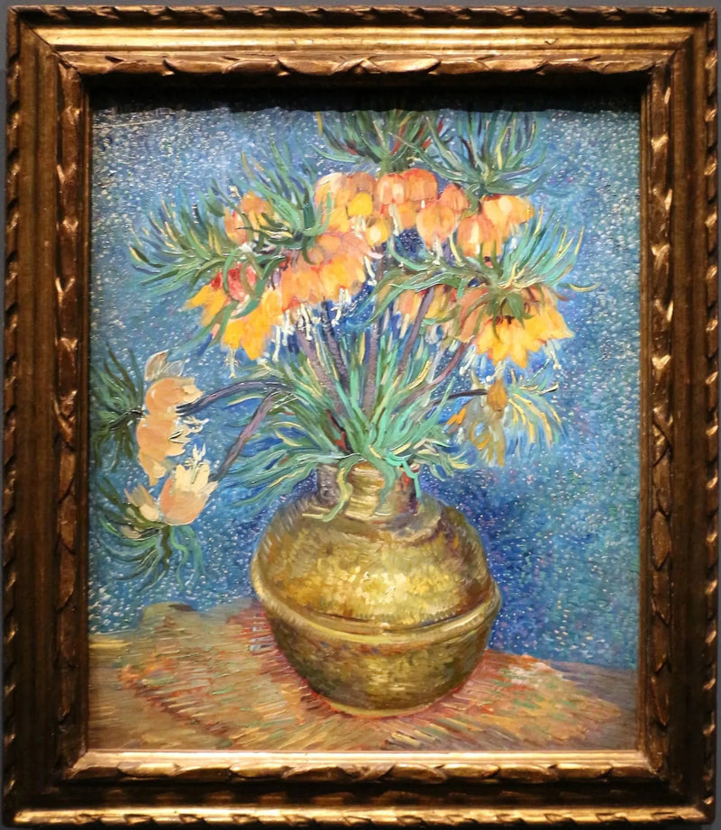 Fritillaires couronne impériale dans un vase de cuivre - Vincent van Gogh