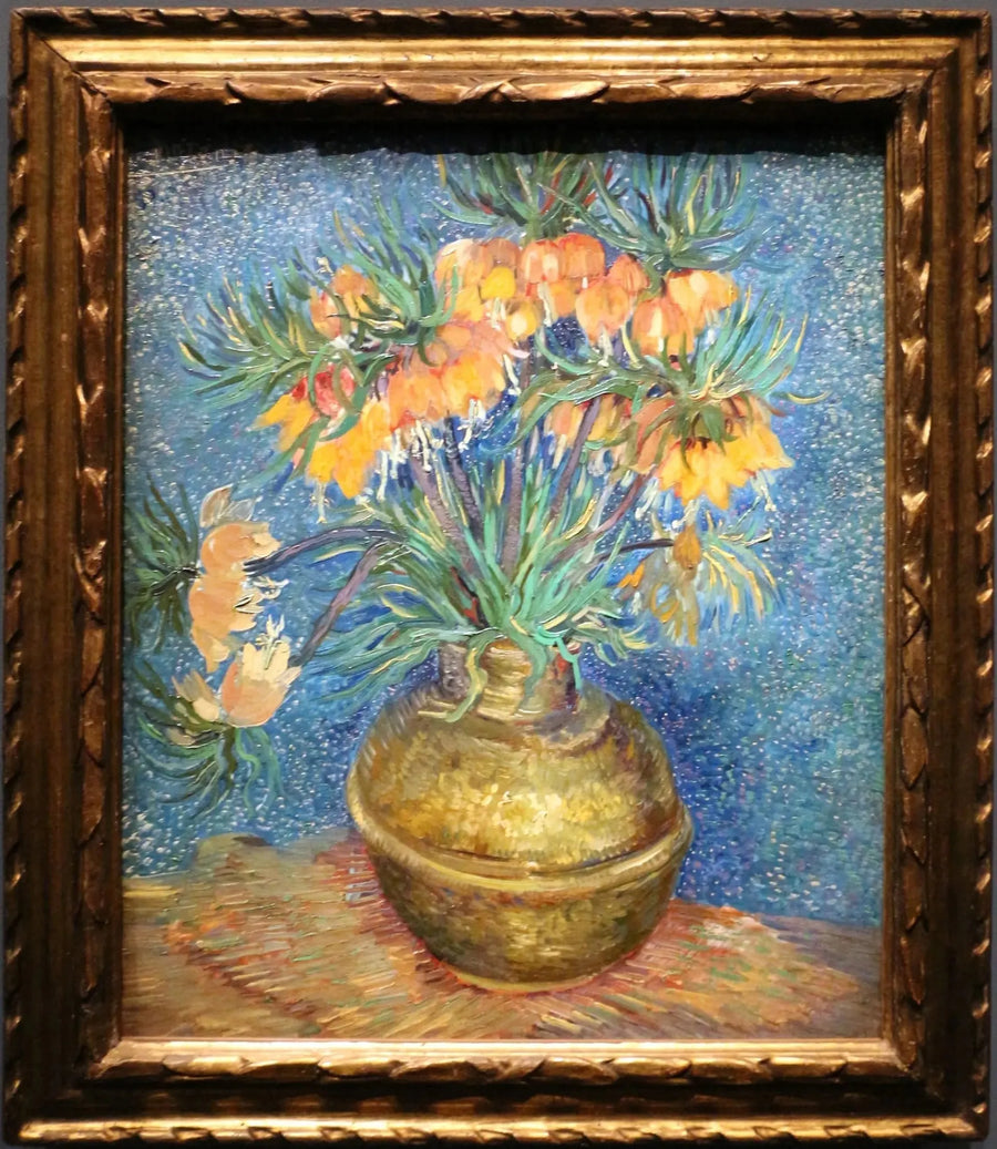 Fritillaires couronne impériale dans un vase de cuivre - Vincent van Gogh