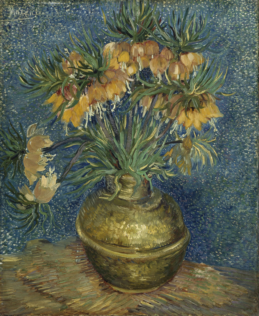 Fritillaires dans un vase de cuivre, F213 – Van Gogh