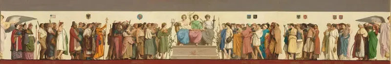 Frize destinée à être reproduite sur un vase commémoratif de l'exposition de Londres - Jean-Léon Gérôme