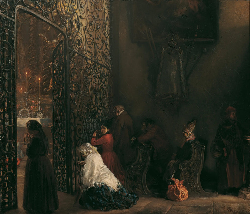 Frühmesse - Adolph von Menzel
