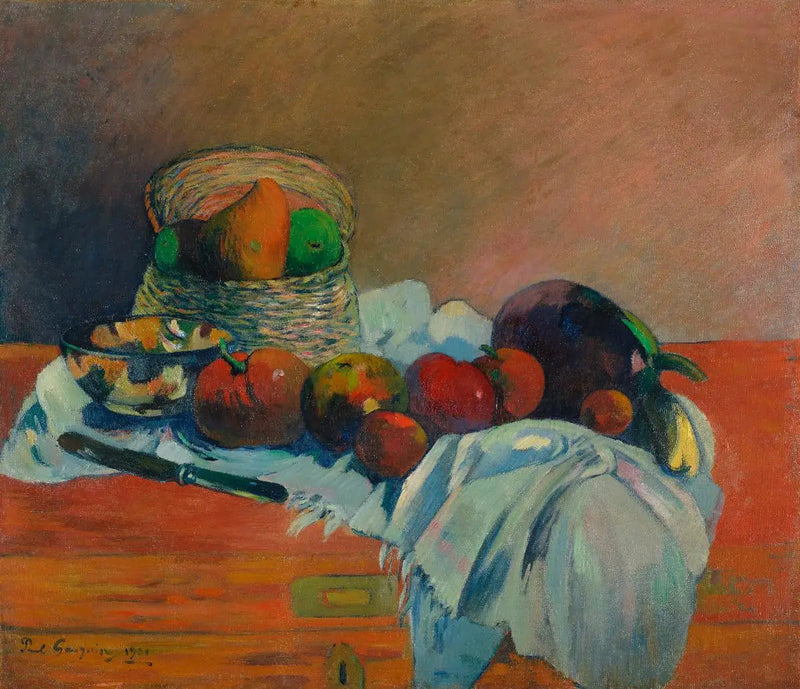 Fruits et couteau - Paul Gauguin
