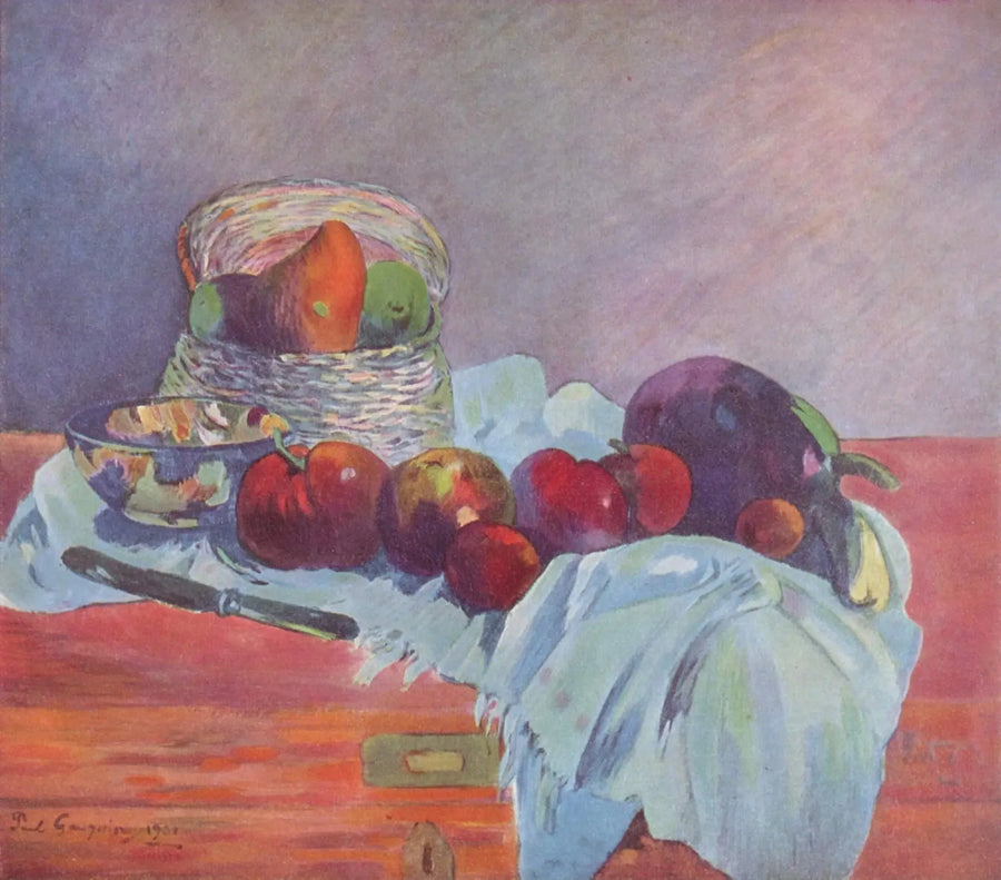 Fruits et couteau - Paul Gauguin