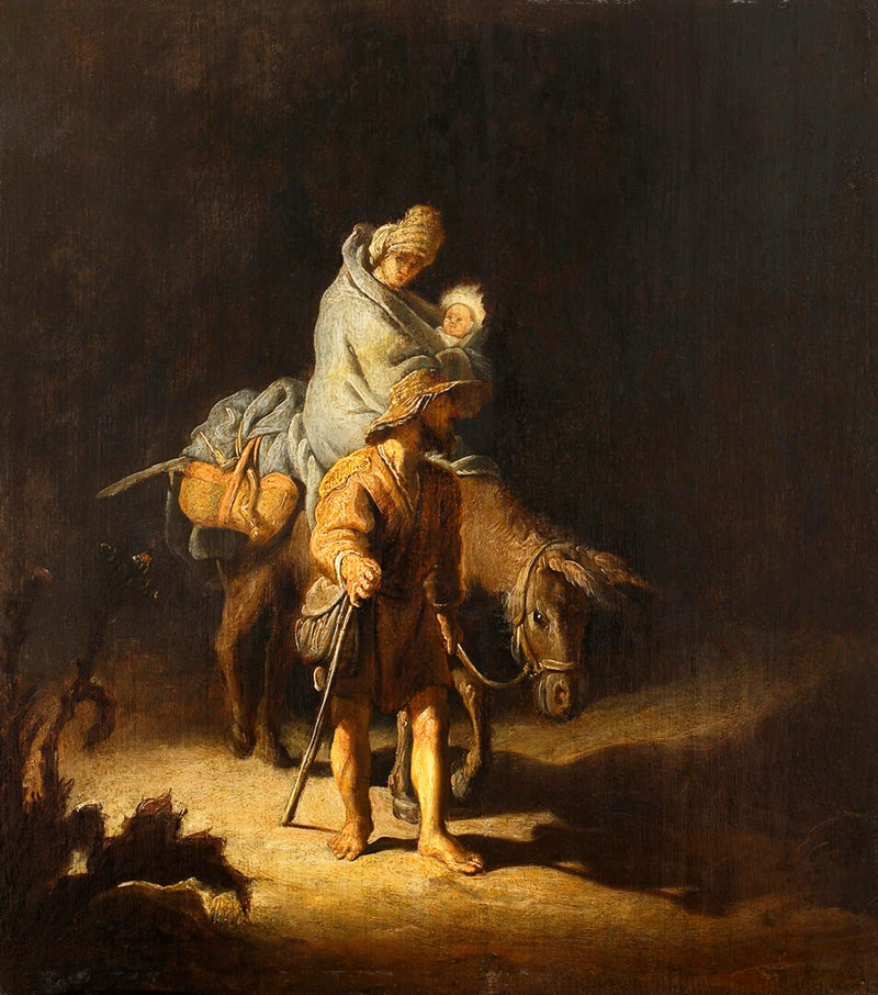 La Fuite en Égypte, 1627 – Rembrandt