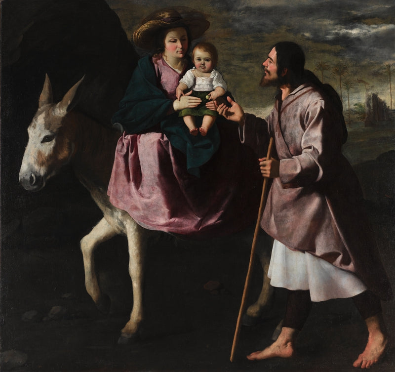 Fuite en Égypte - Francisco de Zurbarán