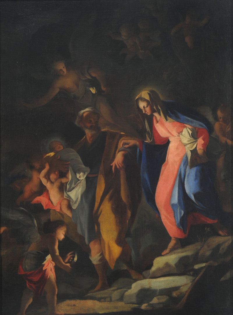 Fuite vers l'Égypte - Andrea Pozzo