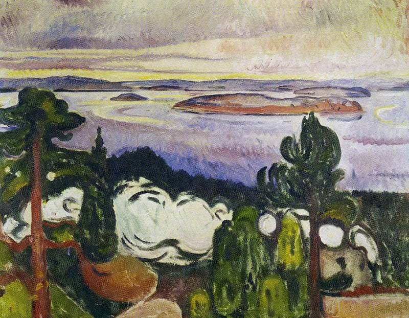 Fumée de train - Edvard Munch