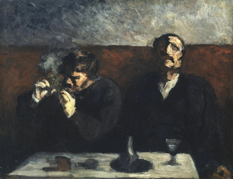 Fumeur et Buveur d'absinthe - Honoré Daumier